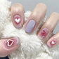 24Pcs/Lot Milky White Gradient Long Wearing False Nail Tips Acrylic Press on Nails Removable Reusable Artifical Fake Nails Art