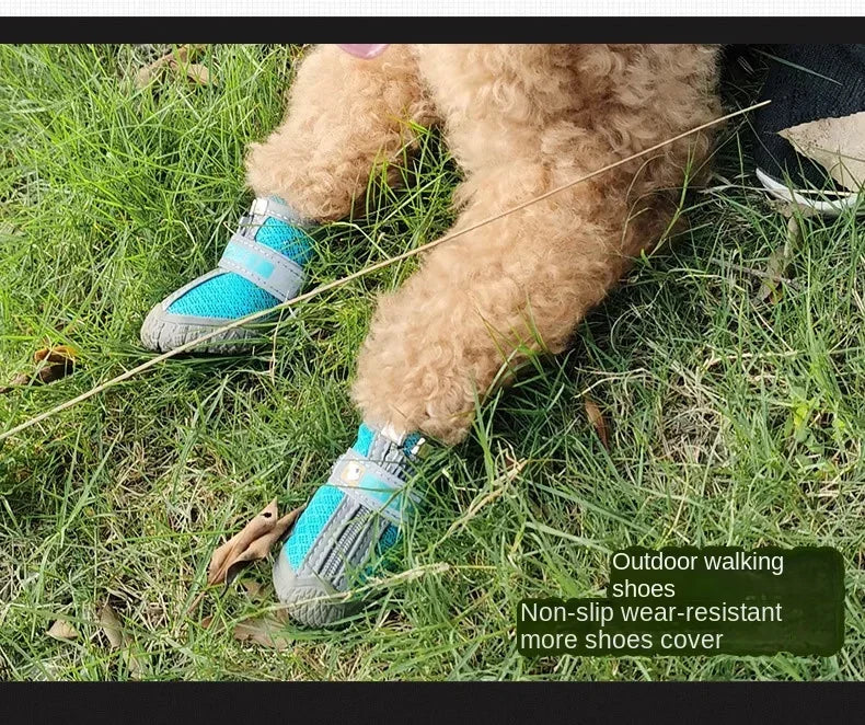 Dog Shoes Summer For Small Dogs Chihuahua Pet Supplies Dog Boots Anti-skid Wear-resistant Pets Accessories