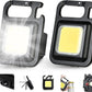 Mini LED Flashlight Keychain Aluminium Alloy Portable COB Camping Lamps USB Charging Work Lights Outdoor Fishing Hiking Lanterna
