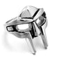 Goth Hip Hop MF DOOM Mask Rings For Men Gladiator Punk Style Egyptian Pharaoh Male Ring Classic Retro Jewelry Party Accessories
