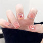 24Pcs/Lot Milky White Gradient Long Wearing False Nail Tips Acrylic Press on Nails Removable Reusable Artifical Fake Nails Art