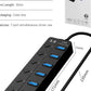 DBIT USB HUB 3.0/2.0 USB Splitter 7-IN-1 USB Adapte Multi-Hub Independent Switch Dock Desktop Laptop Accessories 30cm Cable