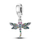 Fit Pandora 925 Original Bracelet 925 Silver Plate Flower Bird Series Charms Beads For Women Fashion DIY Jewelry Gifts Making