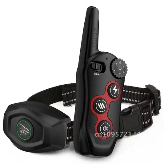 Electric Bark Training Collar, Remote Control, Anti Dog Vibration for Colar Pet Dogs, Collars Rechargeable, Waterproof, Sound,