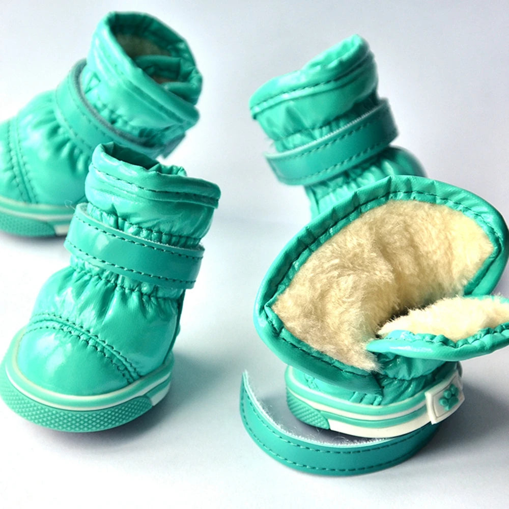4Pcs Dirt-resistant Soft Outdoor Dog Boots for Small Medium Dog Dog Shoes Paw Protector Wear-resistant