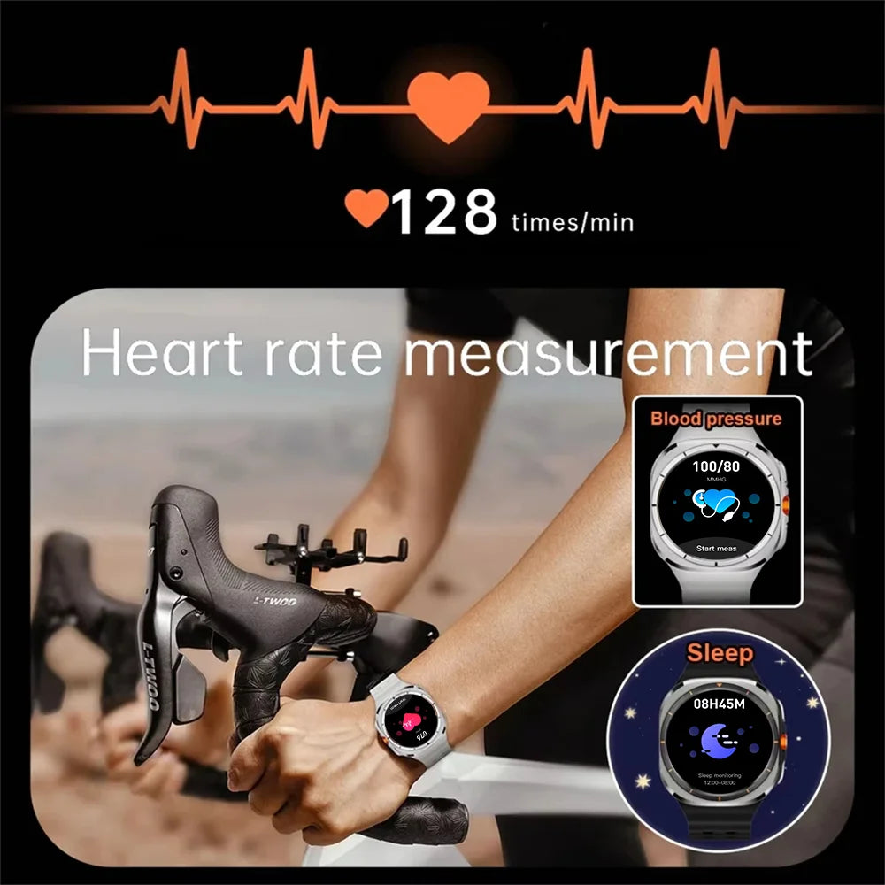 Watch 7 Ultra Smartwatch Bluetooth Talk HD AMOLED Screen Fitness Tracker Health Monitoring Smartwatch for Android IOS