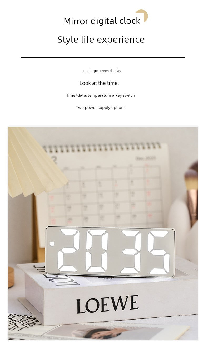 Led Student Dormitory E-Sports Office Room Clock