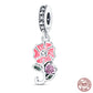 Fit Pandora 925 Original Bracelet 925 Silver Plate Flower Bird Series Charms Beads For Women Fashion DIY Jewelry Gifts Making