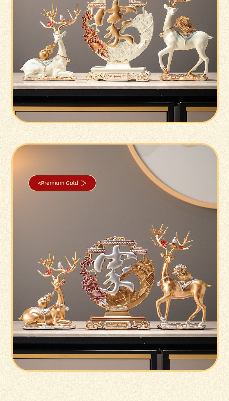 TV Accessible Luxury Living Room Moving Gift Wine Cabinet Decorations