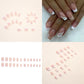 24Pcs False Nails Long Press on Nails Wearable Fake Nails Full Cover Acrylic Nail Tips Press On Nails for Women