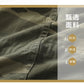Men's Long Sleeved Hooded Camouflage Jacket Multi Bag Mid Length Storage Outdoor Trekking Camping Riding Sport Tops Amekaji Coat