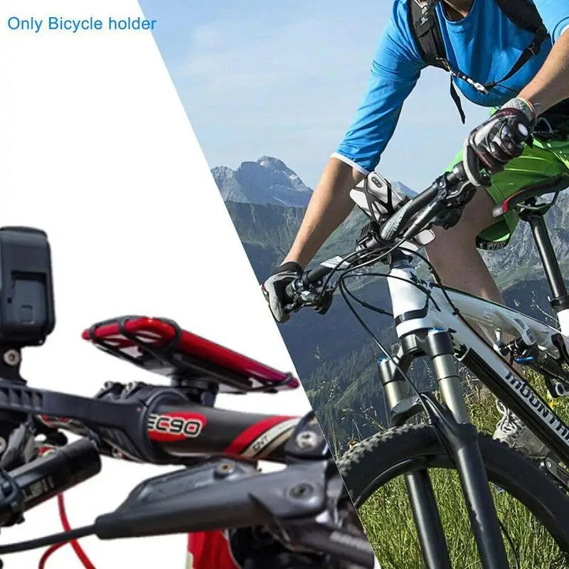 For Sram Garmin SRAM Bike Mobile Phone Holder High Elastic Silicone Bicycle Cellphone Holder Mount Motorcycle Shockproof