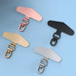 1-4Pcs New Upgrated 360 Rotatable Stainless Steel Phone Tether Tab Metal Patch Gasket Cellphone Lanyard Safety Connecter Piece