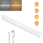 Motion Sensor Night Lights Wireless LED Lamp USB Rechargeable Magnetic For Wardrobe Room Closet Kitchen Aisle Tube Detector Bulb