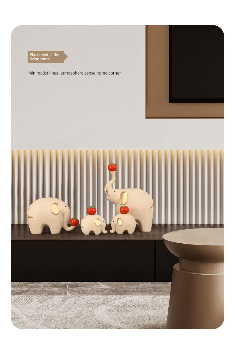 Niche Style Living Room New House Housewarming Gift Elephant Ornaments