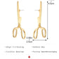 Fashion Creative New Retro Scissors Ear Studs for Women Personalized Women Hip Hop Rock Party Holiday Gift Perforated Earrings