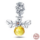 Fit Pandora 925 Original Bracelet 925 Silver Plate Flower Bird Series Charms Beads For Women Fashion DIY Jewelry Gifts Making
