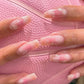 24Pcs Long Ballet Press On Nail Art Wearing Manicure Glitter Point Drill False Nails Removable Full Cover Artificial Fake Nails