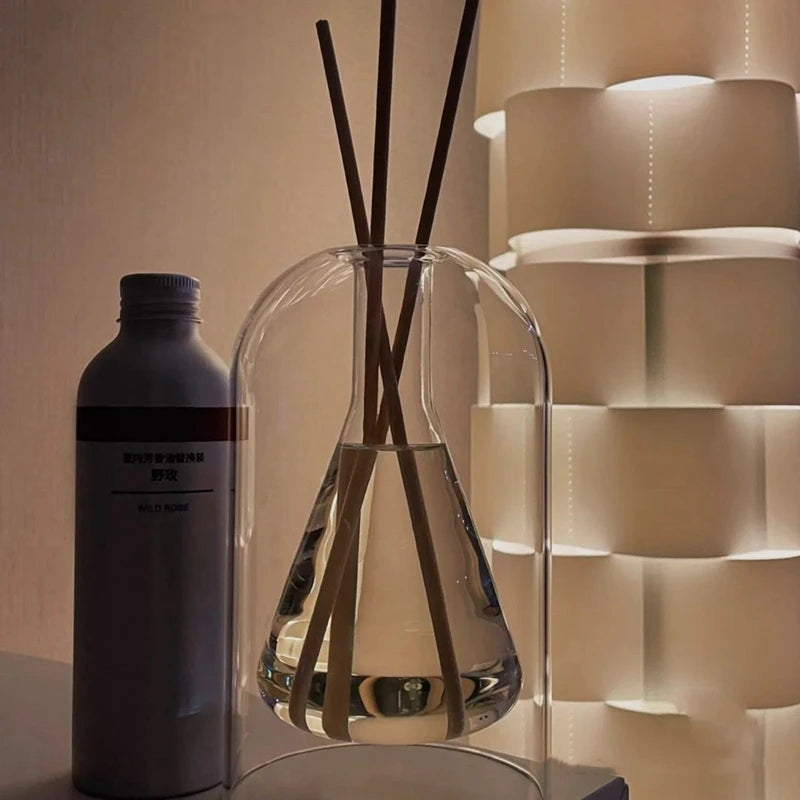 AD-Storage Containers Diffuser Bottles Aromatherapy Diffuser Bottle Modern Diffuser Glass Bottle Essential Oil Organizers