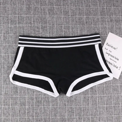 Underwear for Women Funny Female Boxer Shorts Cotton Boy Shorts Cute Girl Panties Breathable Womens Intimates