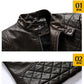 Autumn Winter Outdoor Casual Motor Biker PU Leather Jacket Men Fashion Leather Jacket Men Motorcycle Slim Fleece Jacket Coat