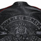2025 New Embroidery Skull Fashion Genuine Leather Jacket Men's Natural Cowhide Motorcycle Jacket Slim Moto Coat Size S-6XL