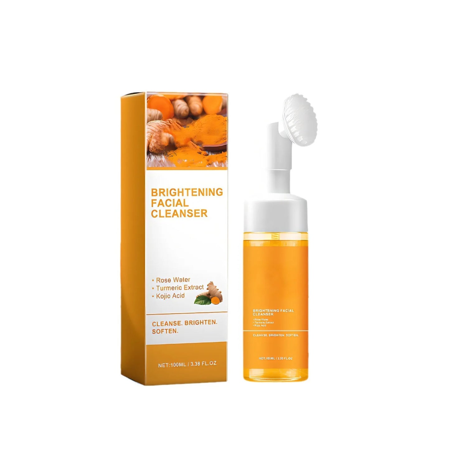 100ml Turmeric Cleansing Milk Deep Cleaning Moisturizing Facial Cleanser Skin Care Product For Women