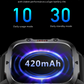 Military GPS Tracker Smart Watch Men IP68 5ATM Outdoor Sports Fitness Tracker Health Monitor 1.96" BT Call Smartwatch For Xiaomi