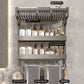 Bathroom Integrated Storage Rack Towel Rack Wall-Mounted Punch-Free Wall Bathroom Toilet Storage Washstand