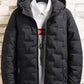 Down Jackets for Men Hooded Man Padded Coat Fashion 2024 Parkas Lightweight Padding Cold Warm Clothes New in & Korean Popular