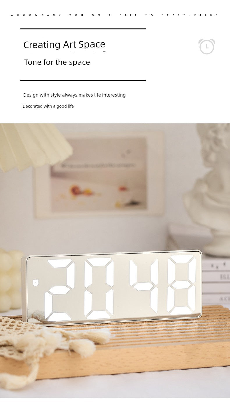 Led Student Dormitory E-Sports Office Room Clock