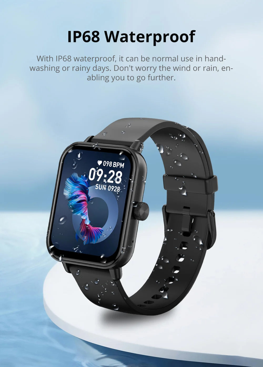 Voice Calling Smart Watch Ultra 1.9 inch Screen 24H Health Monitor 100+ Sports Modes 100+ Watch Faces Smartwatch