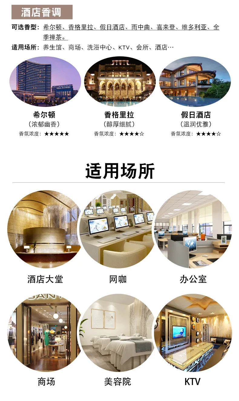 1000ml Hotel Series Essential Oil For Aromatic Diffuser Soap Making Candle Making Car Scent Diffuser Home Perfumes Fragrance Oil