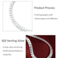 18K Gold color Silver Color 6mm Full Sideways Necklace 8/18/20/24 Inch Chain For Woman Men Fashion Wedding Engagement Jewelry
