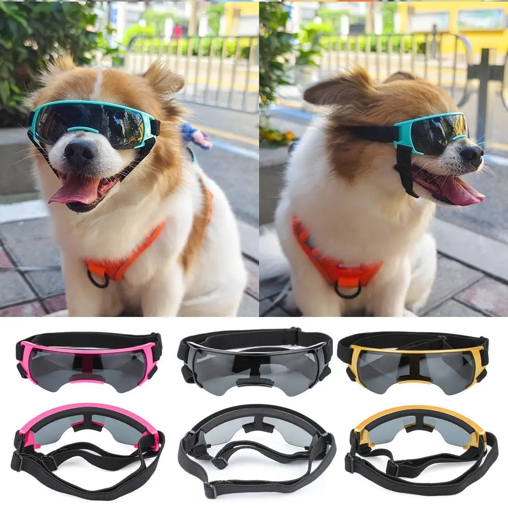 Pet Protection Glasses Dog Goggles Anti-UV With Adjustable Strap Dog Eye Wear Pet Sunglasses Dog Decoration Waterproof Cool