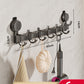 Wall-Mounted Wash Basin Toilet Triangle Basket Shelf Suction Cup