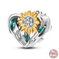 Fit Pandora 925 Original Bracelet 925 Silver Plate Flower Bird Series Charms Beads For Women Fashion DIY Jewelry Gifts Making