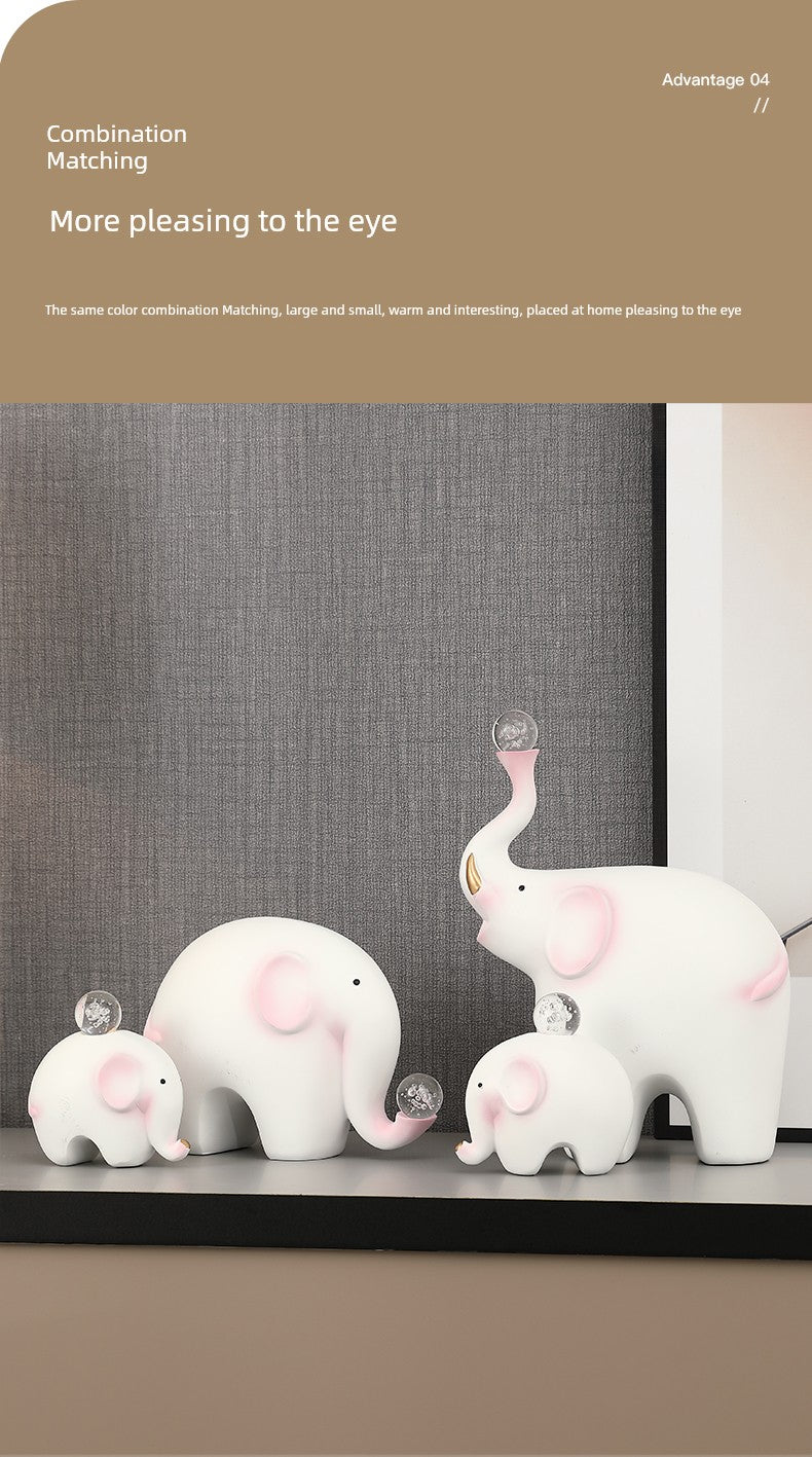 Niche Style Living Room New House Housewarming Gift Elephant Ornaments