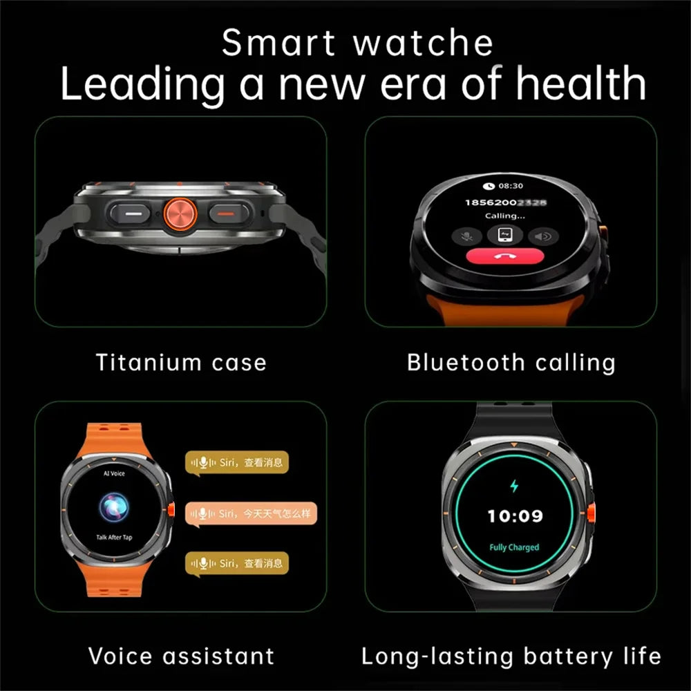Watch 7 Ultra Smartwatch Bluetooth Talk HD AMOLED Screen Fitness Tracker Health Monitoring Smartwatch for Android IOS