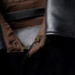 A2 Men's Bomber Jacket Tea Core Horse Leather Cropped Motorcycle Jacket Natural Leather Loose Coat Military Men's Leather Jacket