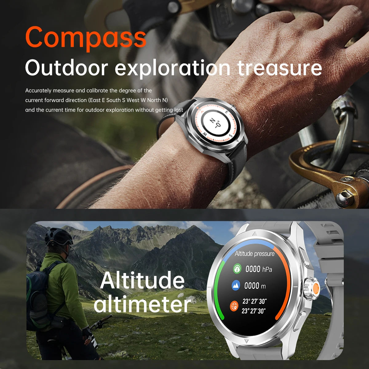 S4 Ultra Smart Bracelet Men Watch For Xiaomi  AMOLED HD Screen Bluetooth Call GPS Trajectory NFC Heart Rate Compass SmartWatches