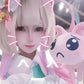 Super Cute P Cat! Needy Girl Overdose Emojis 17/28cm Bluey & Bingo Family Plush Toys Cartoon Dog Stuffed Animals Soft Plush Doll