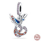 Fit Pandora 925 Original Bracelet 925 Silver Plate Flower Bird Series Charms Beads For Women Fashion DIY Jewelry Gifts Making