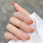 24Pcs/Lot Milky White Gradient Long Wearing False Nail Tips Acrylic Press on Nails Removable Reusable Artifical Fake Nails Art