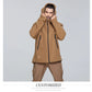 Fleece Hooded Camouflage Jacket Men Women Multi-Pockets Coat Outdoor Trekking Hiking Climbing Camping Tooling Clothes S-4XL