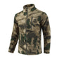 Mens Tactical Fleece Jacket Russian Camouflage US Military Work Coat Autumn Winter Outdoor Warm Zip Cardigan Jacket Inner Lining