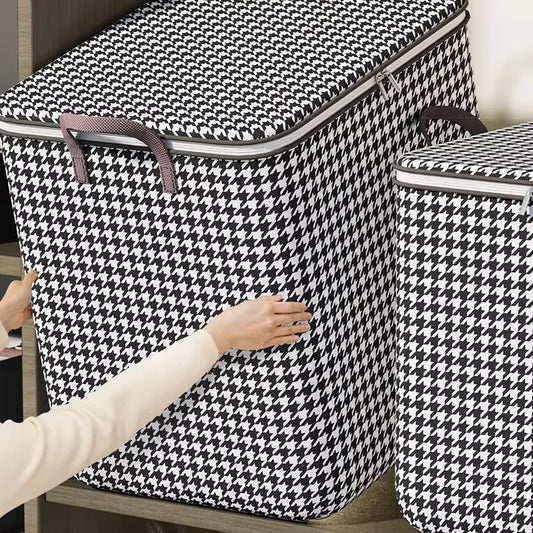 Quilt Storage Non-Woven Wardrobe Space Saving Bag House-Moving Box Dustproof Organizers  Bedding Box Travel Storage Organization