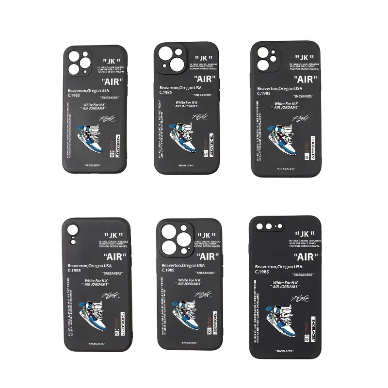 Liquid Silicone Trendy Phone Case for iPhone 16 15 14 11 12 13 Pro Max Shockproof Soft TPU Back Cover Cellphone Accessories