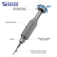6in1 Mechanic IShell Min High Hardness Precision Screwdriver Plum blossom cross for IPhone bottom Internal disassembly tools set