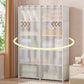 Dustproof Wardrobe Simple Cloth Wardrobe Organization Shelves Multipurpose Storage Rack High Capacity Furniture Closet Cabinet
